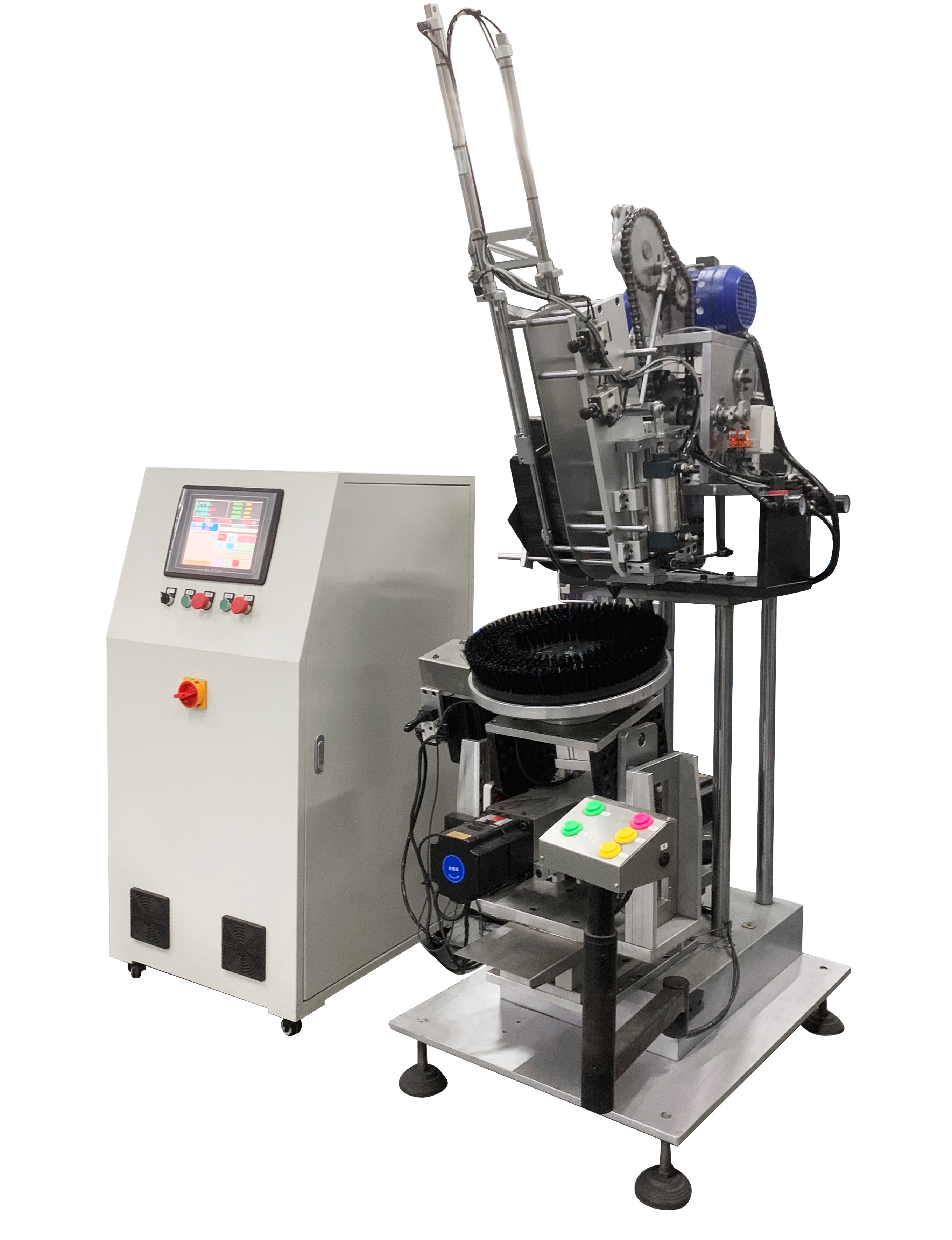 Disc brush tufting brush machine
