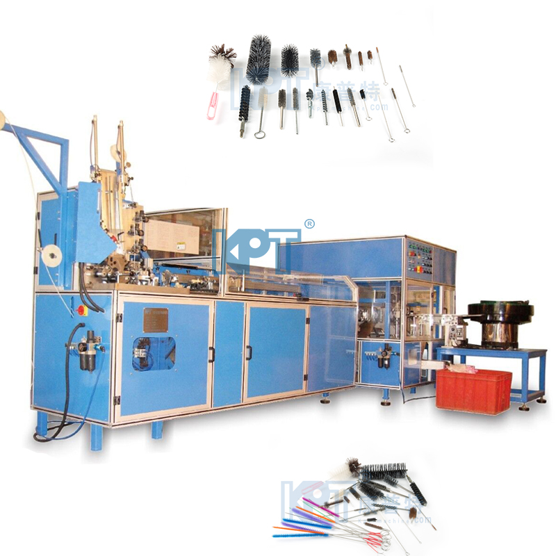 Twisted brush making machine