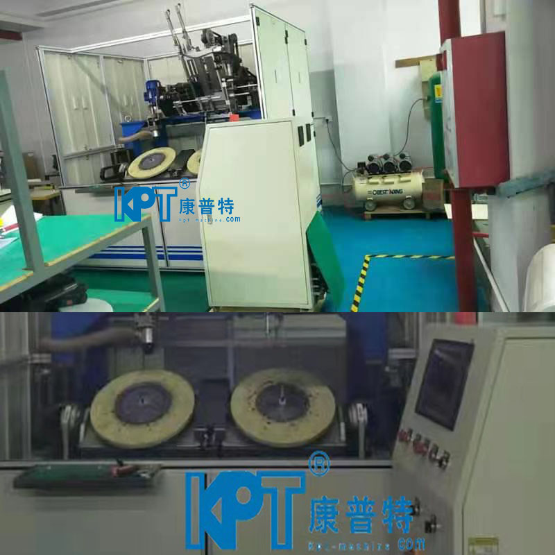 Disc brush making machine