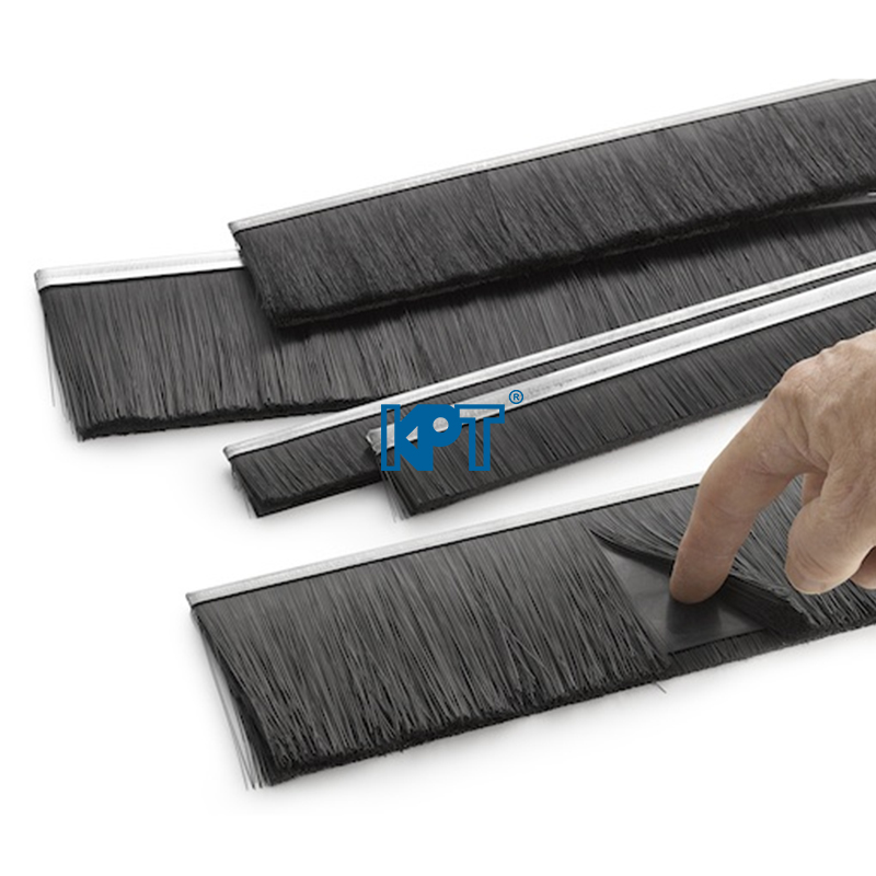 strip brush with sanding paper making machine