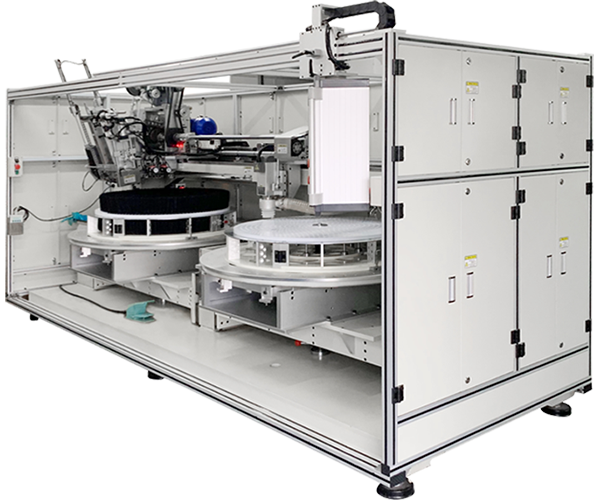 Disc brush machine